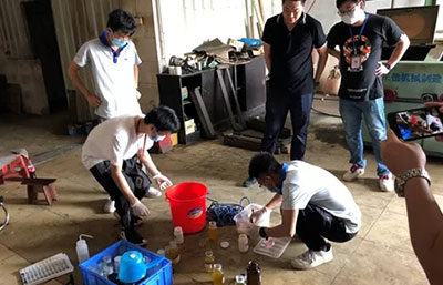 橫瀝鎮(zhèn)首宗涉刑有獎(jiǎng)舉報(bào)：一黑電鍍廠落網(wǎng)