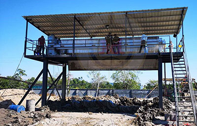 廂式壓濾機用于機制砂泥漿深度脫水技術(shù)優(yōu)點