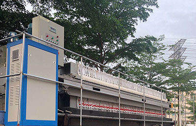 廂式污泥壓濾機(jī)主要組成部分