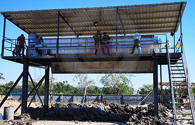 關(guān)于泥漿脫水板框壓濾機(jī)濾布滲透力下降的問(wèn)題