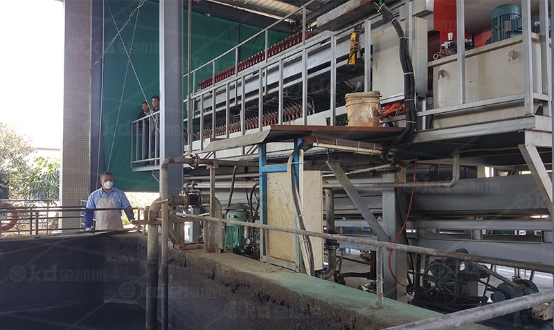 廂式壓濾機在含酸廢水處理工藝中的應(yīng)用